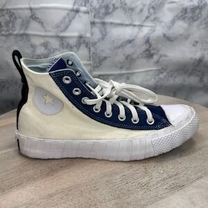 Converse Chuck Taylor CX Explore Hi Top Sneakers Blue White Men 7 Women 9 EUC